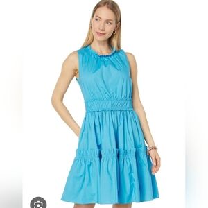 Lilly Pulitzer Aqua Sleeveless Midi Dress